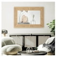 thumbnail image 6 of Alieon Wooden and Rattan Mirrors, Boho Rectangle Wall Mirror for Living Room, Bedroom, 37.8'', 6 of 6