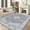 Gray tone, variant on Washable 4x6 Area Rugs for Living Room - Rug Bedroom Rug-Carpet, Neutral Moody Vintage, Traditional Dining Room Rugs, Soft Comfortable, Non-Slip Gray
