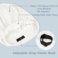 thumbnail image 4 of Gorro de satén Fittia para dormir, correa antideslizante para mujeres y hombres, 4 of 6