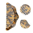 thumbnail image 3 of Unique Bargains 1 Pc Portable Floral Hair Comb Tortoiseshell Color Acetate Sheet, 3 of 6