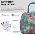 thumbnail image 3 of Womens Pioneer Flower Floral Print Pattern Lunch Box for Work,Insulated Lunch Bag for Women,Loncheras Para Mujer,Leakproof Adult Lunch Bag for Work,Beach,Travel,Picnic,Camping, 3 of 7