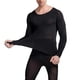 thumbnail image 1 of Minnieouse Conjunto de ropa interior térmica, sin costuras, fino, cómodo, Otoño Invierno, Calzoncillos largos, Tops, ropa interior de oficina, Base, Ropa interior Hombre Negro Tipo 2 Minnieouse AP013730-02, 1 of 6