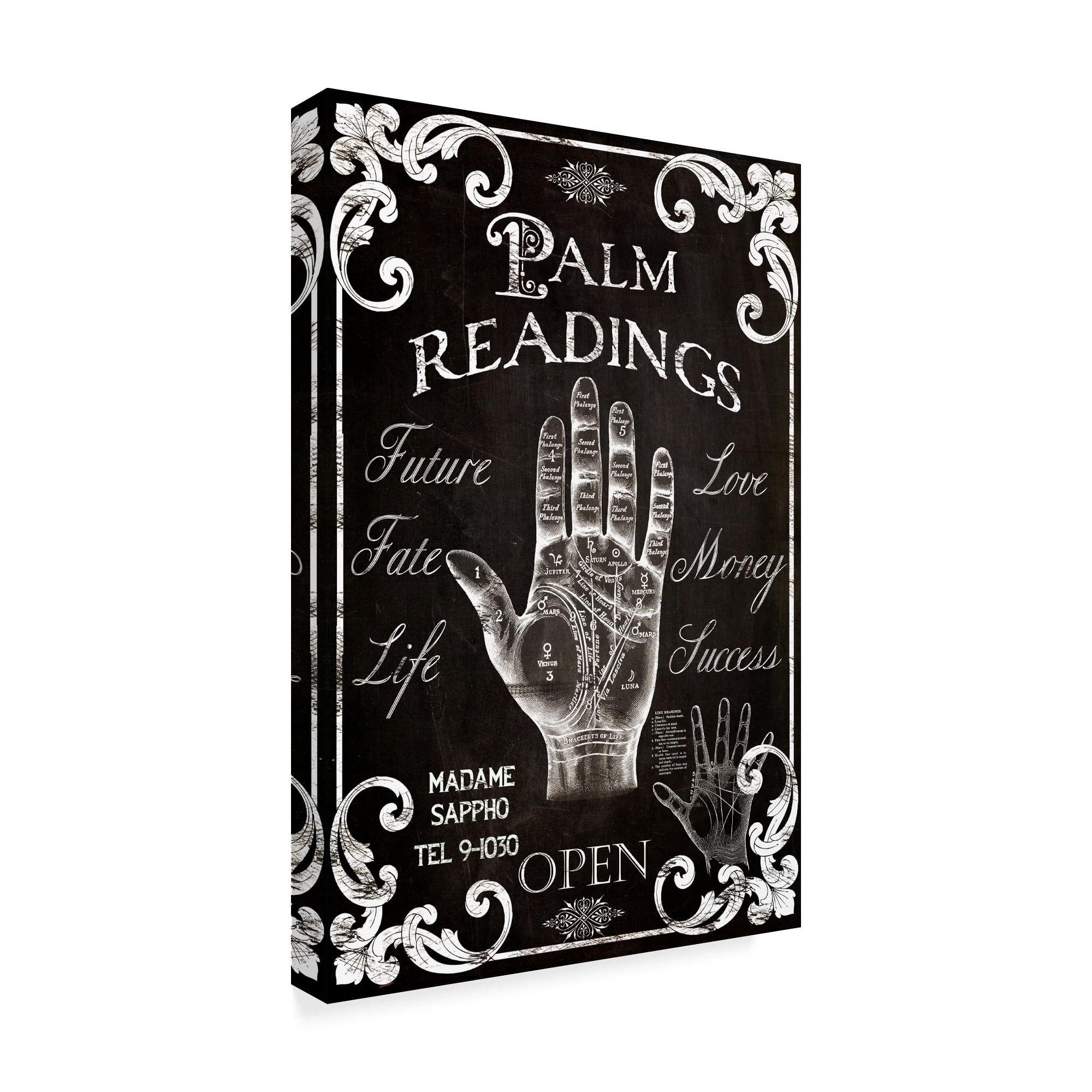 Trademark Fine Art 'Dark Signs 4' Canvas Art by Color Bakery