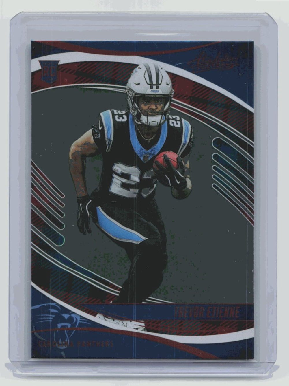 2025 Panini Absolute Football Trevor Etienne #189 Red & Green Plaid ...