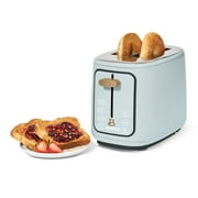 Beautiful 2 Slice Toaster with Touch-Activated Display, Hydrangea by Drew Barrymore