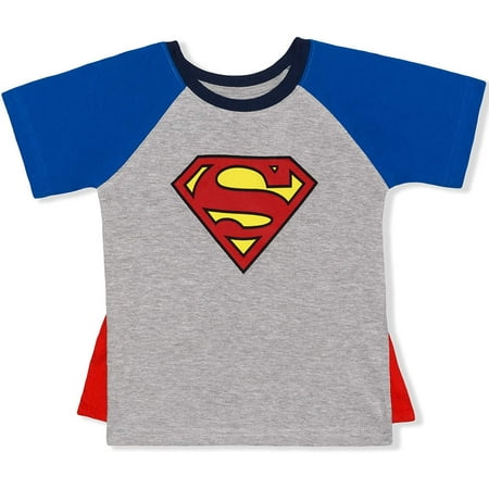 

Superman Boys Single Character Tee with Cape Toddler
