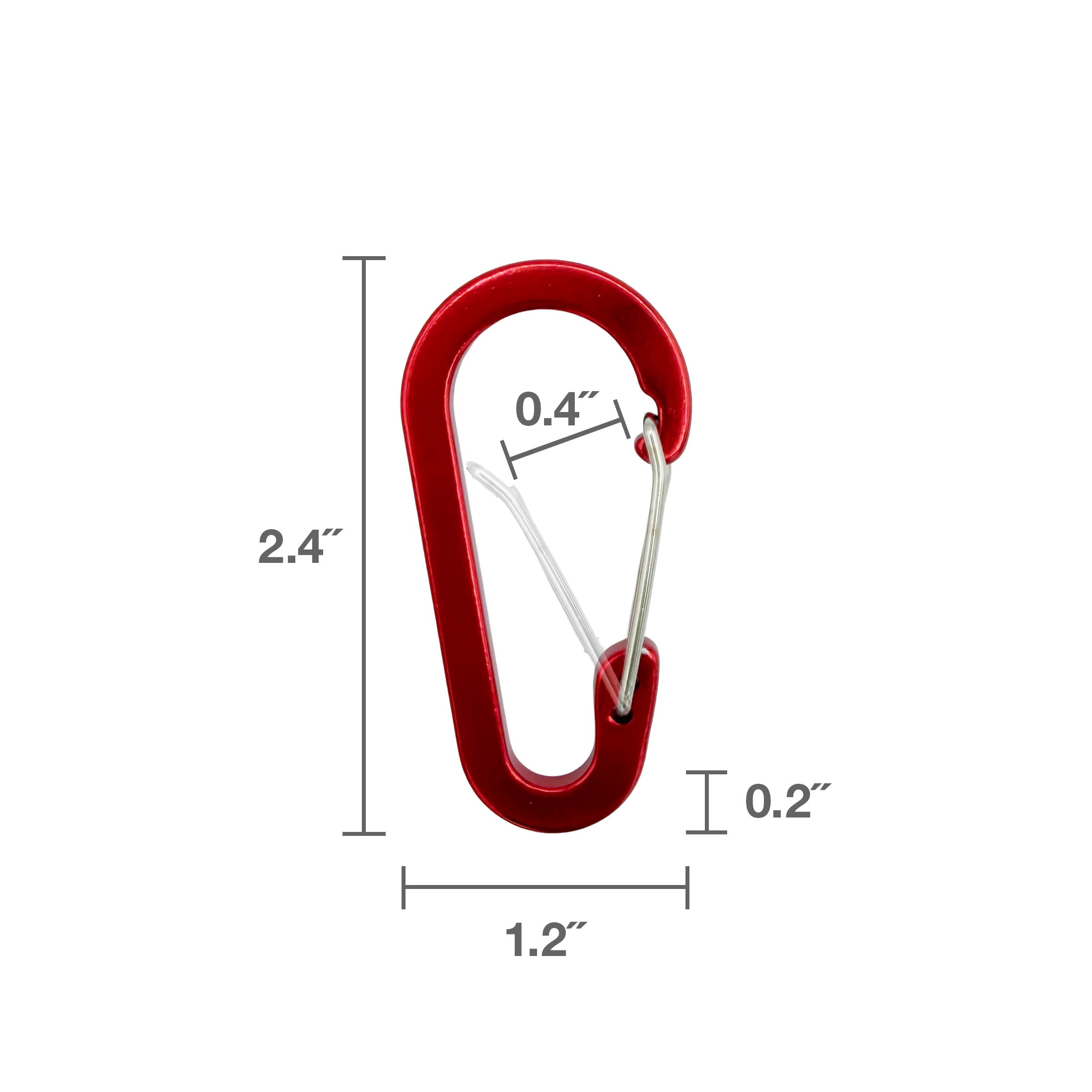 Multicolor Aluminum Latch Spring Links, 2 Pack, Peerless Chain Company, #4760239F
