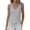 Gray-08, variant on Women's Ribbed Knit Scallop Trim Tank Top V-Neck Sleeveless Casual Cami Fitted Summer Basic Top