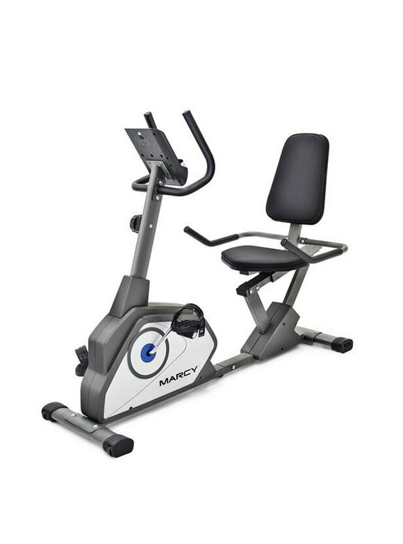 Impex NS-40502R Marcy Recumbent Exercise Workout Bike for Home Fitness
