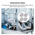 thumbnail image 3 of UPGRATOR 4pcs Door Hinge for Long Term Use Silver Zinc Alloy High Stability, 3 of 5