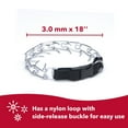 thumbnail image 4 of Coastal Pet Dog Prong Training Collar -Durable Metal -Side Release Buckle -Black, 4 of 7