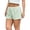 Light Green, variant on UDAUDU Women's Casual Shorts Drawstring Striped Loose Fit Summer Beach Shorts Lightweight Vacation Wide Leg Pants Pink XL