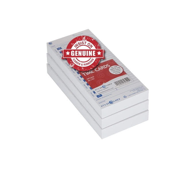 Pyramid Time Systems - 30% Recycled Time Cards (3