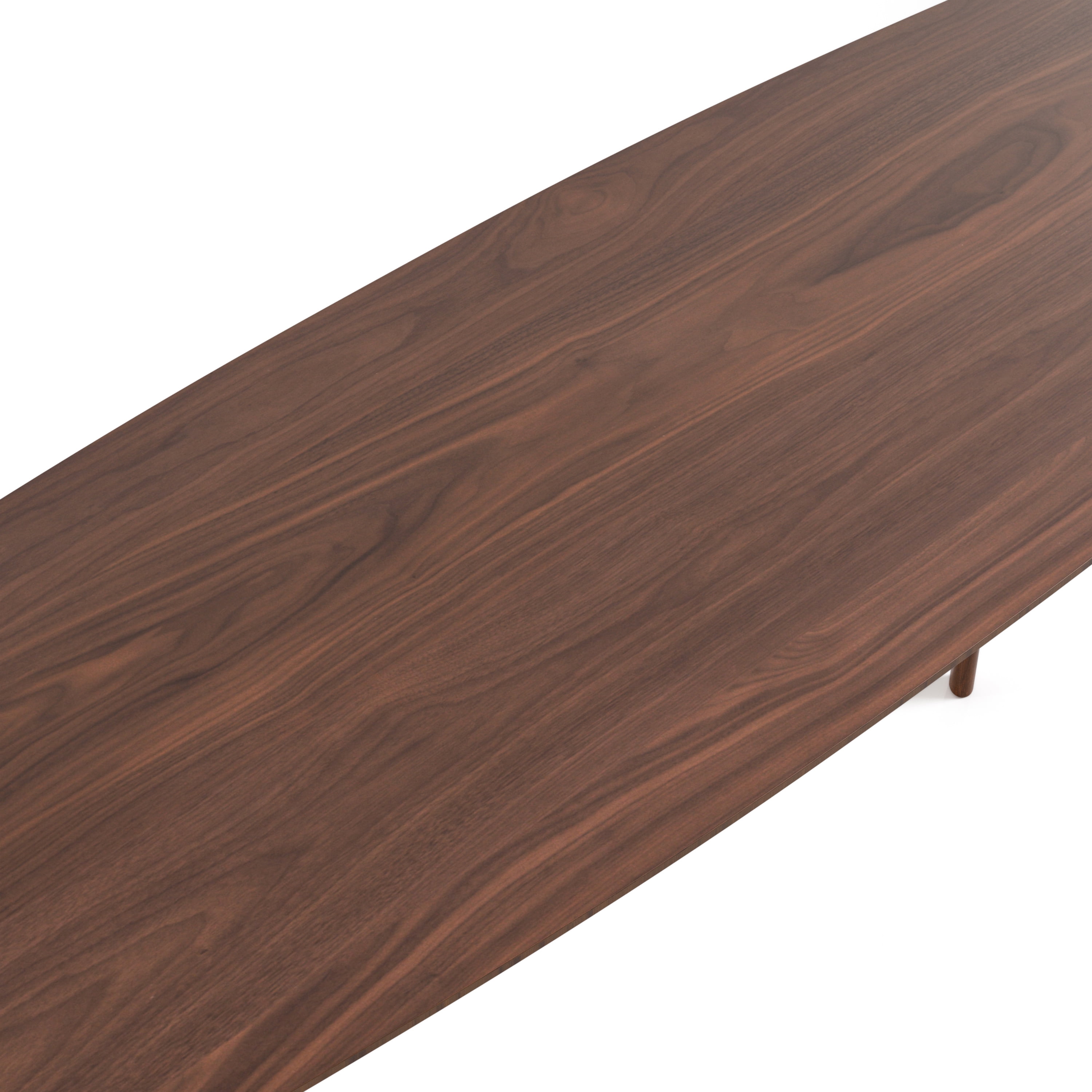 Furniture of America Erik 59" Rectangle Counter Height Dining Table, Walnut