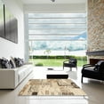 thumbnail image 6 of Ahgly Company Indoor Rectangle Contemporary Khaki Gold Southwestern Area Rugs, 2' x 5', 6 of 6