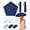 Navy Blue, variant on Japan Pencil Umbrella, Ultralight 3.63 oz UPF 50+ Travel Umbrella, 5-Rib Carbon Fiber Windproof Compact Mini Umbrella for Sun and Rain