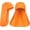 Fluorescent Orange, variant on 2 Packs Cooling Skull Cap with Shade, Elastic Hard Hat Sun Shield for Men Women, Quick Dry Wicking