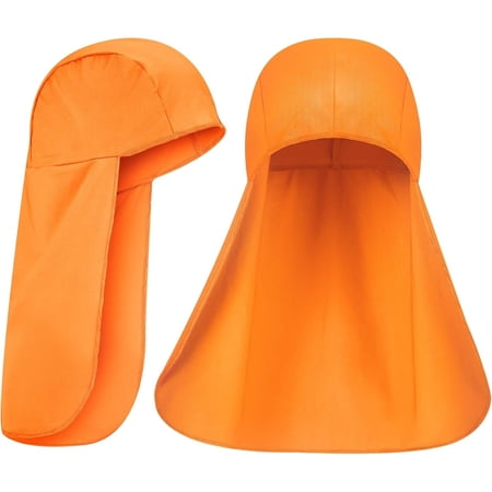 2 Packs Cooling Skull Cap with Shade Elastic Hard Hat Sun Shield for Men Women Quick Dry Wicking