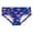 1Blue, variant on lnmuld Independence Day Girls Print Swim Briefs Patriotic Kids Bikini Bottoms Size:5-6 Years