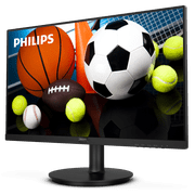 PHILIPS 241V8LBS 24 Frameless Full HD (1920 x 1080) 100Hz Monitor, VESA, HDMI x1, VGA Port x1, Eye Care,