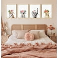 thumbnail image 6 of Kate and Laurel Sylvie Flower Crown Koala Framed Canvas Wall Art by Amy Peterson Art Studio, 18x24 Bright Gold, Cute Animal Art for Wall Decor, 6 of 6