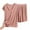 Pink, variant on fatyb Womens Stripe Pajamas Sets V Neck Short Sleeve Tops Loungewear Shorts 2 Piece Ladies Pjs Outfits