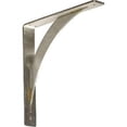 thumbnail image 1 of Ekena Millwork BKTM02X14X14LESS 2 in. W x 14 in. D x 14 in. H Legacy Support- Acier Inoxydable, 1 of 2