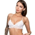 thumbnail image 2 of Varsbaby Lace Thin Adjustable Strap Bra Unpadded Cute Triangle Bra Set for Women, 2 of 5