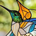 thumbnail image 3 of Shatter Resistant Hummingbird Acrylic Hanging Ornament For Porch Patios Classroom Home Office Window Decoration, 3 of 12