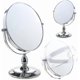 thumbnail image 3 of Standing Cosmetic Mirror 7x Magnification, 20 Cm Makeup Mirror, 360 Rotatable, Shaving, 3 of 5