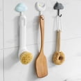 thumbnail image 4 of Hook Adhesive Strong Load-bearing Adhesive Hook No Punch Mark Kitchen Bathroom Wall Hanging Dormitory Wall Cute Hook, 4 of 7
