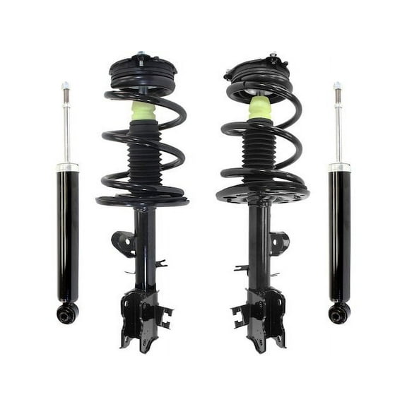 Front and Rear Suspension Strut and Shock Absorber Assembly Kit - Compatible with 2013 INFINITI JX35