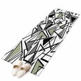 thumbnail image 6 of Sage Green Black Geometric Kitchen Runner Rug 2x6 Washable Runners for Hallway Non Slip Abstract Art Modern Line Large Area Rug Indoor Floor Carpet for Bathroom Laundry Entryway Bedroom Living Room, 6 of 8