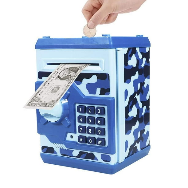 Totola Piggy Bank Electronic Mini Atm For Kids Baby Toy Safe Coin