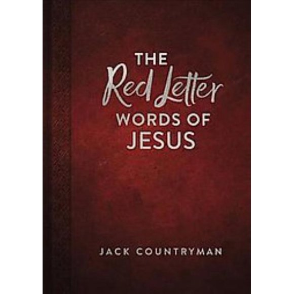 Mots de Lettre Rouge de Jésus, Jack Countryman Couverture Rigide