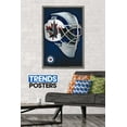 thumbnail image 2 of NHL Winnipeg Jets - Mask 16 Wall Poster, 22.375" x 34", Framed, 2 of 5