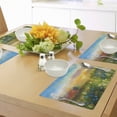 thumbnail image 4 of Ambesonne Art Place Mats Set of 4, Dandelion Blooms in Meadow, Standard Size, Multicolor, 4 of 6