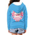 thumbnail image 4 of DISNIMO Cute Axolotl Hoodie Coat Boys Hooded Zip Sweatshirts Girls Sweatshirt with Hood Boys Hooded Jacket Childrens Hoodie Jackets 11/13 Boys Hoodie Zip Up Hoodie Teen Girl Clothes Boy Animal, 4 of 7
