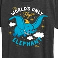thumbnail image 3 of Dumbo - Worlds Only Flyin Elephant - Women's Short Sleeve Graphic T-Shirt, 3 of 5