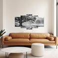 thumbnail image 3 of ZHONGYUTONG Black and White Wall Art 5 Pieces Forest Big Tree Painting Nature Landscape Canvas Prints Artwork for Living Room Office Bedroom Framed (8"x14"x2 8"x18"x2 8"x22"x1), 3 of 6
