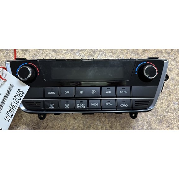 Pre-Owned 16-17 Hyundai Sonata Heater AC Temperature Climate Controls OEM LKQ (Good)