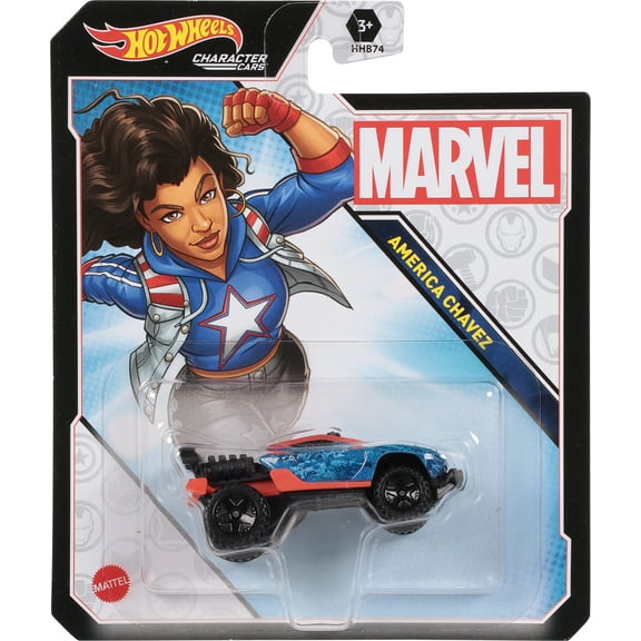 America Chavez Multiverse of Madness Hot Wheels Character Cars 1/64 Scale