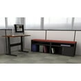thumbnail image 2 of Hirsh 36 inch Wide Low Credenza Metal Lateral Cabinet with Sliding Door Storage Compartment for Home and Office, Charcoal, 2 of 10