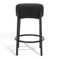 thumbnail image 2 of SAFAVIEH Couture Paisleigh Round Backless Counter Stool, Black, 2 of 10