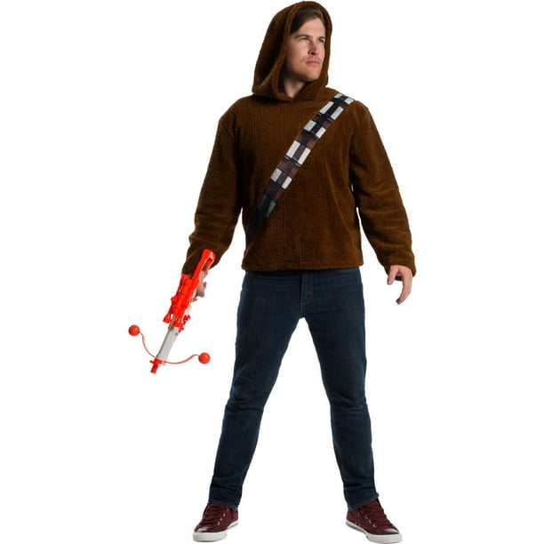 Halloween Star Wars Classic Chewbacca Hoodie Adult Costume - Walmart.com - Walmart.com