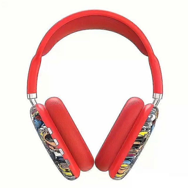 Wireless Headphones HIFI Sound Quality Portable Wireless Headphones Graffiti Pattern Comfortable Earmuffs Enjoy Music and Hands-free Calls