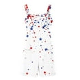 thumbnail image 5 of QATAINLAV Fourth of July Romper, USA Flag Patriotic Overalls Womens Casual 2025 Summer Vacation Beach Outfit Comfy Linen Going Out Sports Overall with Pockets Multicolor M, 5 of 6