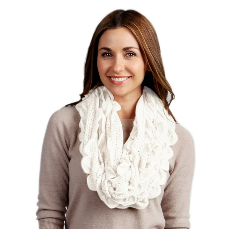 White infinity on sale scarf
