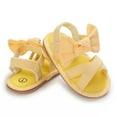 thumbnail image 5 of SROBPTY Sandals on, Kids Sandals, Toddler Sandals, Toddler Baby Girls Boys Baby Shoes Soft Sole Non-slip Baby Toddler Sandals, Yellow, 12-15 Months, 5 of 8