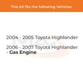 thumbnail image 2 of Max Advanced Brakes - Brake Kit for 2004 2005 2006 2007 Toyota Highlander Gas Engine Brakes Front and Rear Replacement Geomet Coated Disc Brake Rotors and Ceramic Brake Pads, 2 of 9
